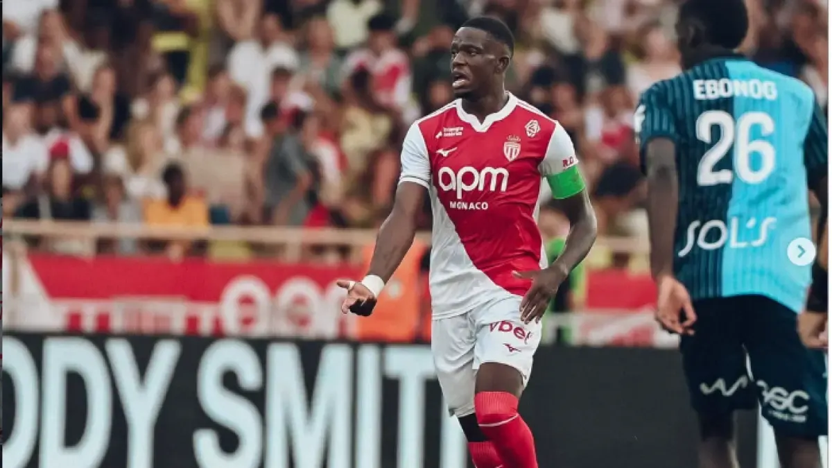 Denis Zakaria menjadi salah satu pemain AS Monaco yang diandalkan untuk menjaga keseimbangan lini tengah saat menghadapi Toulouse dalam lanjutan Ligue 1 di Stade Louis-II.