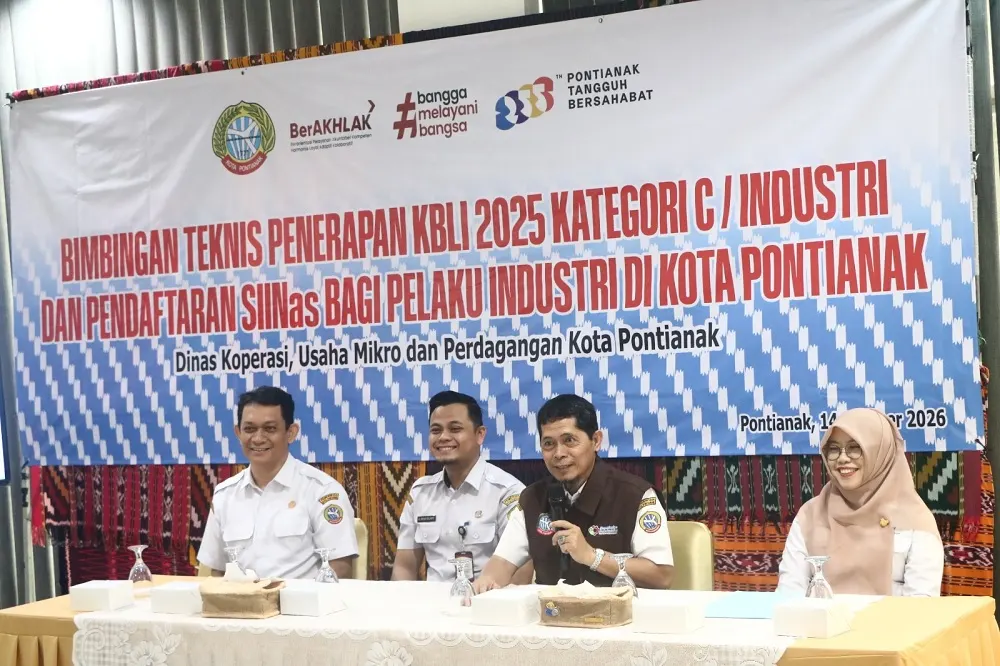 Kegiatan yang digelar Dinas Koperasi, Usaha Mikro, dan Perdagangan (DKUMP) Kota Pontianak itu berlangsung di UMKM Center Pontianak, Rabu (14/10/2026).