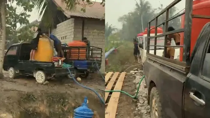 Bantuan air bersih datang ke Desa Riam Durian, Kotawaringin Barat