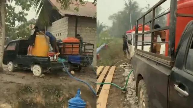 Dampak Kemarau Panjang: 500 KK di Desa Riam Durian Kobar Alami Krisis Air Bersih Selama 4 Bulan