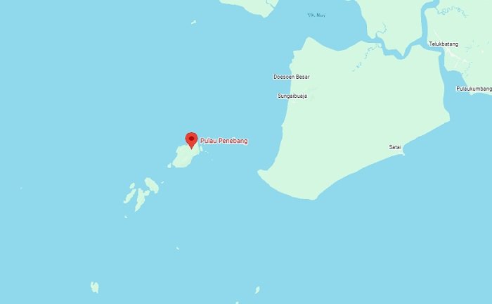 Lokasi Pulau Penebang